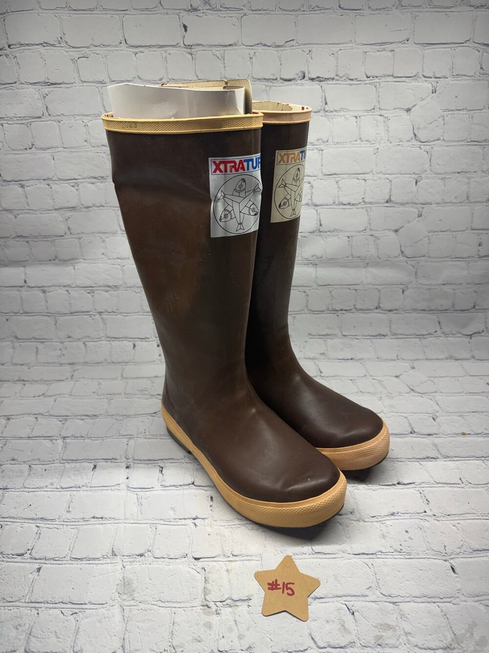 Xtratuf x Salmon Sisters Women's Brown Neoprene Fishing Boot  15" Legacy Size 8